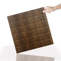 Tink 3D Duvar Paneli Kabartmalı Metro Desen Pvc 41x41 cm/ 6 Adet /1 m² Antik