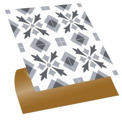 Tink Kendinden Yapışkanlı Dekoratif Pvc Geometrik 032 30x30 cm