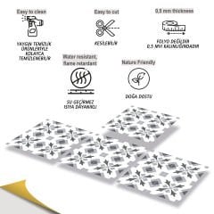 Tink Kendinden Yapışkanlı Dekoratif Pvc Geometrik 032 30x30 cm