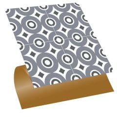 Tink Kendinden Yapışkanlı Dekoratif Pvc Geometrik 033 30x30 cm