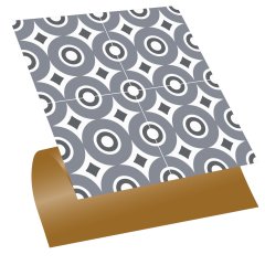Tink Kendinden Yapışkanlı Dekoratif Pvc Geometrik 033 30x30 cm
