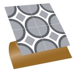 Tink Kendinden Yapışkanlı Dekoratif Pvc Geometrik 035 30x30 cm