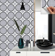 Tink Kendinden Yapışkanlı Dekoratif Pvc Geometrik 035 30x30 cm