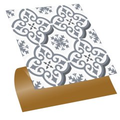 Tink Kendinden Yapışkanlı Dekoratif Pvc Geometrik 036 30x30 cm 1 m2 (11 Adet)