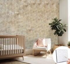 Tink Boyanabilir Kendinden Yapışkanlı Ses ve Isı Yalıtım Süngeri, Beyaz Keçe Kaplı Panel 40x40 cm