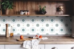 Tink Kendinden Yapışkanlı Fayans Kaplama Pvc Yer Döşemesi Casablanca Desenli 30x30 cm