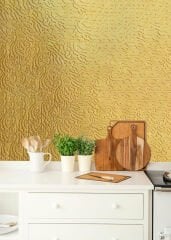 Kendinden Yapışkanlı Tink 3D Duvar Paneli Boyanabilir Dekota 60x60 cm Alaca Desenli