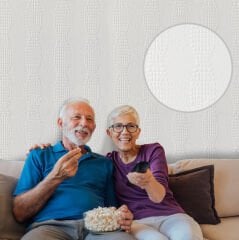 Kendinden Yapışkanlı Tink 3D Duvar Paneli Boyanabilir Dekota 60x60 cm / Deri Desenli