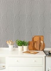 Kendinden Yapışkanlı Tink 3D Duvar Paneli Boyanabilir Dekota 60x60 cm / Deri Desenli