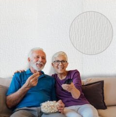 Kendinden Yapışkanlı Tink 3D Duvar Paneli Boyanabilir Dekota 60x60 cm Geometrik Desenli