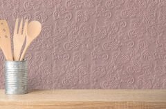 Kendinden Yapışkanlı Tink 3D Duvar Paneli Boyanabilir Dekota 60x60 cm Güllü Desenli