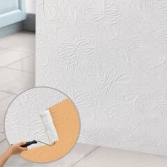 Kendinden Yapışkanlı Tink 3D Duvar Paneli Boyanabilir Dekota 60x60 cm Ağaç Desenli