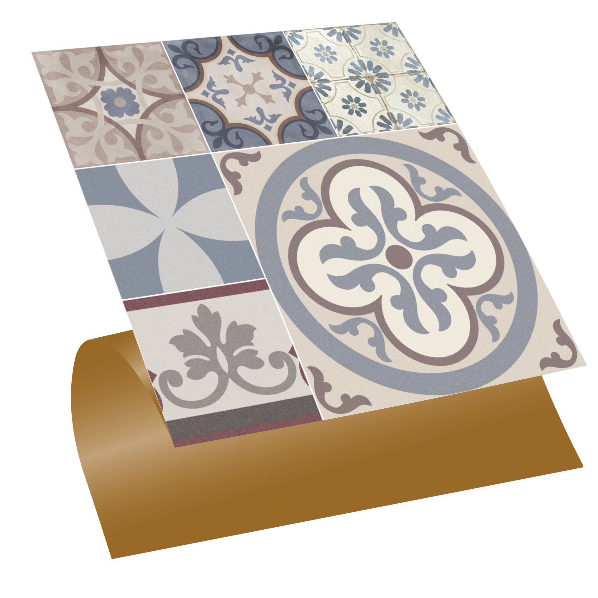 Tink Kendinden Yapışkanlı Alaska 30x30 cm Pvc Yer Duvar Karoları