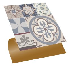 Tink Self Adhesive Alaska 30x30 cm PVC Floor Wall Tiles