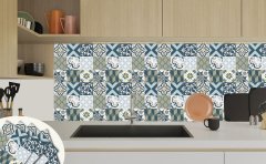 Tink Kendinden Yapışkanlı Karma Green 30x30 cm Pvc Yer Duvar Karoları