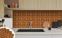 Tink Kendinden Yapışkanlı Fayans Kaplama Pvc Yer Döşemesi Kare Ahşap Desenli 30x30 cm