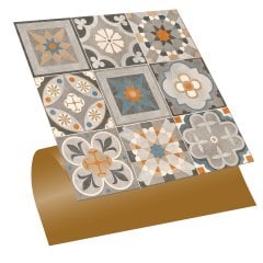 Tink Kendinden Yapışkanlı Karma Apricot 30x30 cm Pvc Karo 0,36 m2 (4 Adet)