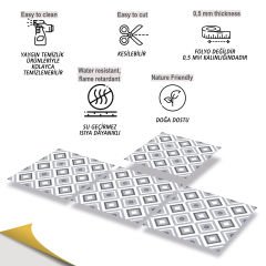 Tink Kendinden Yapışkanlı Dekoratif Pvc Geometrik 040 30x30 cm