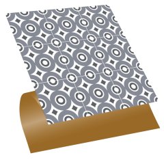 Tink Kendinden Yapışkanlı Geometrik 042 30x30 cm Fayans Görünümlü Kaplama 1 m2 (11 Adet)
