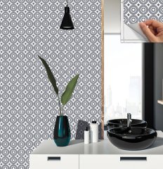 Tink Kendinden Yapışkanlı Geometrik 042 30x30 cm Fayans Görünümlü Kaplama 1 m2 (11 Adet)