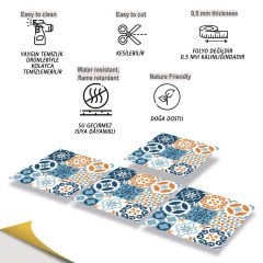 Tink Kendinden Yapışkanlı Kontrast 30x30 cm Pvc Karo