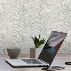 Tink 3D Kendinden Yapışkanlı Akustik Keçe Panel Duvar Kağıdı Desenli 52x97 cm 10 Adet (5 m²) - BEYAZ