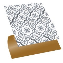 Tink Kendinden Yapışkanlı Geometrik 045 30x30 cm Fayans Görünümlü Kaplama 1 m2 (11 Adet)