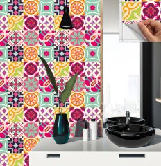 Tink Kendinden Yapışkanlı Colorful 30x30 cm Pvc Karo