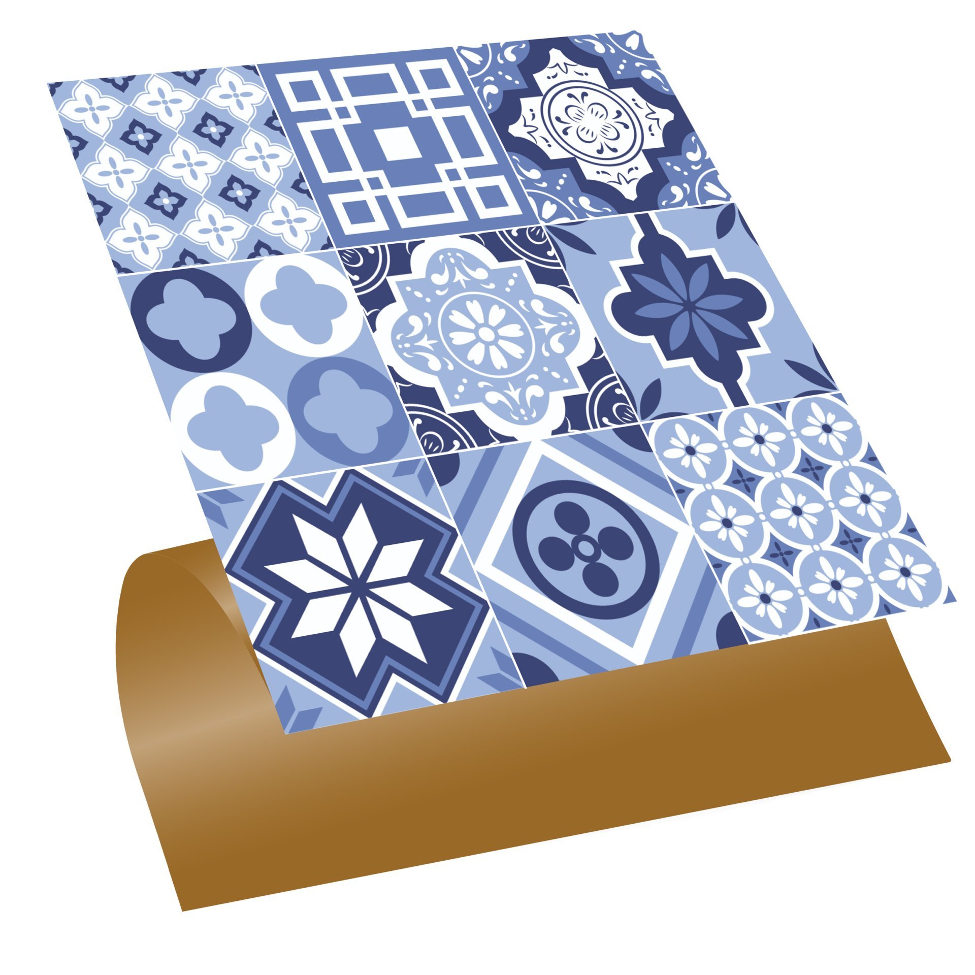 Tink Self Adhesive New Mavilim 30x30 cm PVC Floor Wall Tile 5 m2 (56 Pieces)