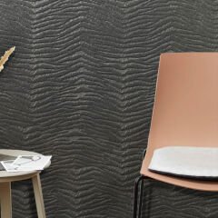 Tink 3D Kendinden Yapışkanlı Akustik Keçe Panel Duvar Kağıdı Desenli 52x97 cm 2 Adet (1 m²) - Koyu Gri