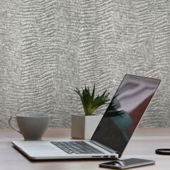 Tink 3D Kendinden Yapışkanlı Akustik Keçe Panel Duvar Kağıdı Desenli 52x97 cm 10 Adet (5 m²) - AÇIK GRİ