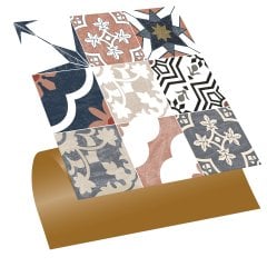 Tink Kendinden Yapışkanlı Küba 30x30 cm Pvc Yer Duvar Karosu