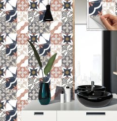 Tink Self Adhesive Cuban 30x30 cm PVC Floor Wall Tile 0.36 m2 (4 Pieces)