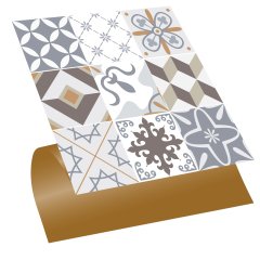 Tink Kendinden Yapışkanlı Agora 30x30 cm Pvc Yer Duvar Karosu