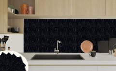 Tink Kendinden Yapışkanlı Siyah Mermer Desenli Pvc Karo30x30 cm