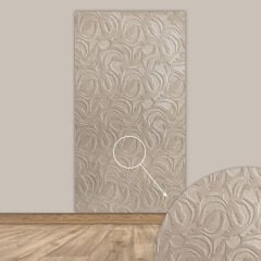 Tink 3D Kendinden Yapışkanlı Akustik Keçe Panel Modern Desenli 52x97 cm 10 Adet (5 m²) - Ekru