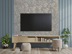 Tink 3D Kendinden Yapışkanlı Akustik Keçe Panel Modern Desenli 52x97 cm 2 Adet (1 m²) - Açık Gri