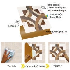 Tink Self Adhesive Wood Look PVC 004 30x30 cm