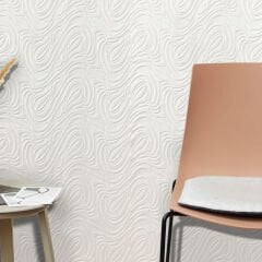 Tink 3D Kendinden Yapışkanlı Akustik Keçe Panel Dalgalı Desenli 52x97 cm Beyaz - 2 Adet (1 m²)