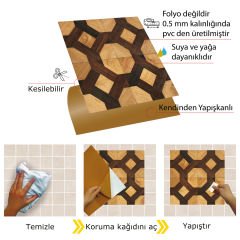 Tink Self Adhesive Wood Look PVC 008 30x30 cm