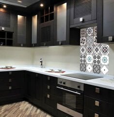 Tink Kendinden Yapışkanlı Modern Solo Desenli Pvc Karo Kaplama