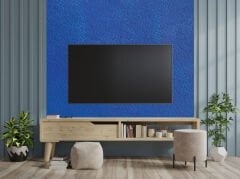 Tink 3D Kendinden Yapışkanlı Akustik Keçe Panel Leopar Desenli 52x97 cm 2 Adet (1 m²) - Mavi