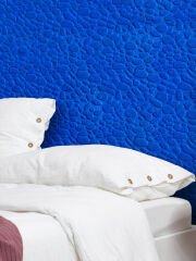 Tink 3D Kendinden Yapışkanlı Akustik Keçe Panel Leopar Desenli 52x97 cm 10 Adet (5 m²) - Mavi