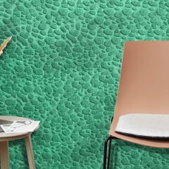 Tink 3D Kendinden Yapışkanlı Akustik Keçe Panel Leopar Desenli 52x97 cm 2 Adet (1 m²) - Yeşil
