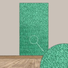 Tink 3D Kendinden Yapışkanlı Akustik Keçe Panel Leopar Desenli 52x97 cm 2 Adet (1 m²) - Yeşil