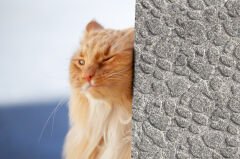 Tink 3D Kendinden Yapışkanlı Akustik Keçe Panel Leopar Desenli 52x97 cm 10 Adet (5 m²) - Açık Gri