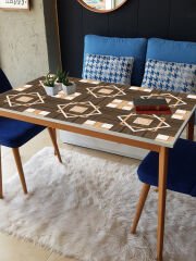 Tink Self Adhesive Wood Patterned PVC Tile Covering 015 30x30 cm