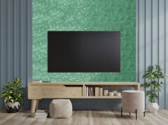 Tink 3D Kendinden Yapışkanlı Akustik Keçe Panel Modern Desenli 52x97 cm 10 Adet (5 m²) - Yeşil
