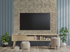 Tink 3D Kendinden Yapışkanlı Akustik Keçe Panel Modern Desenli 52x97 cm 2 Adet (1 m²) - Devetüyü