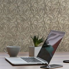 Tink 3D Kendinden Yapışkanlı Akustik Keçe Panel Modern Desenli 52x97 cm 2 Adet (1 m²) - Devetüyü